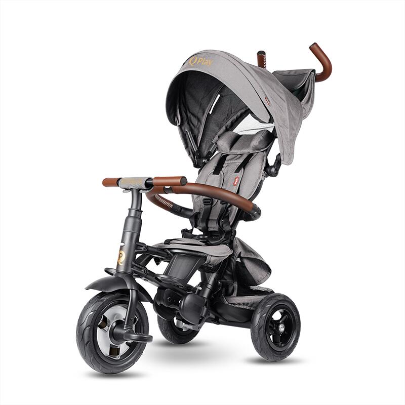 Tricycle Qplay Rito Deluxe Grey – ¡El Triciclo Evolutivo Perfecto para Aventuras Divertidas y Seguras!