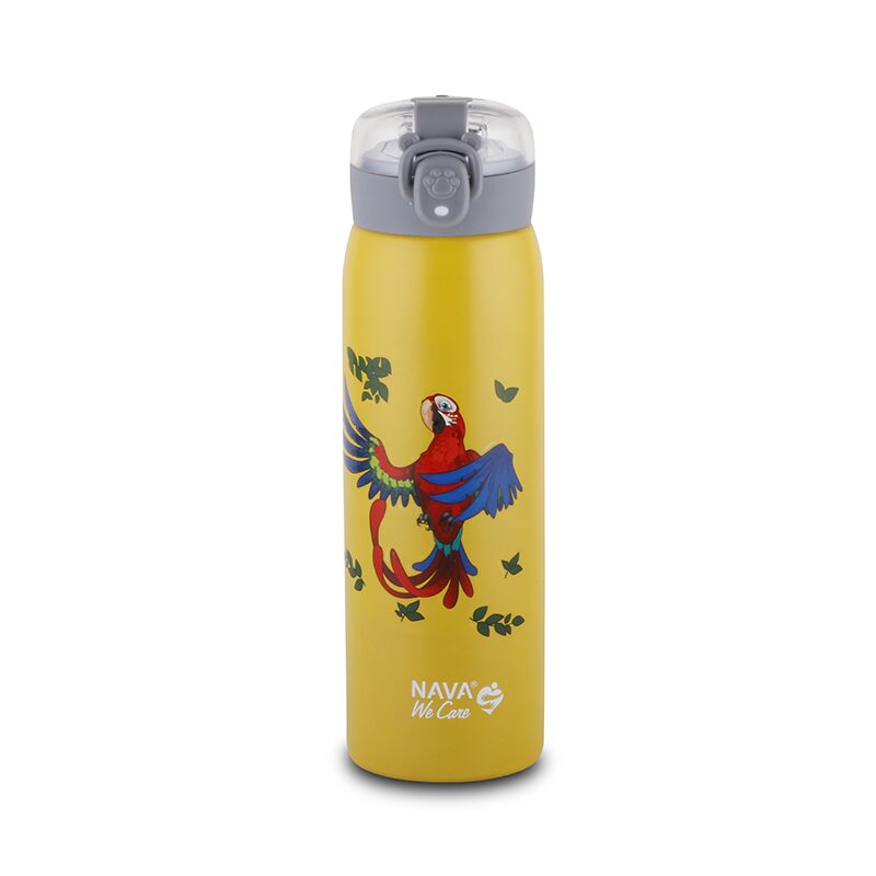 💙 Botella térmica de acero inoxidable 500ml – Azul | Bebidas frías ❄️ o calientes 🔥 todo el día ♻️
