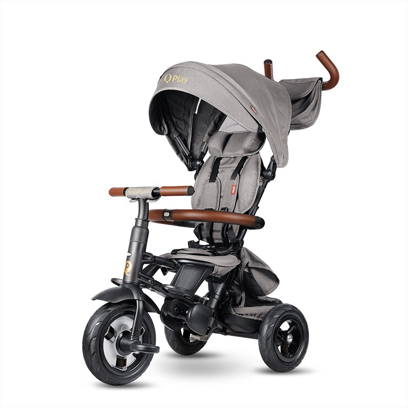 Tricycle Qplay Rito Deluxe Grey – ¡El Triciclo Evolutivo Perfecto para Aventuras Divertidas y Seguras!