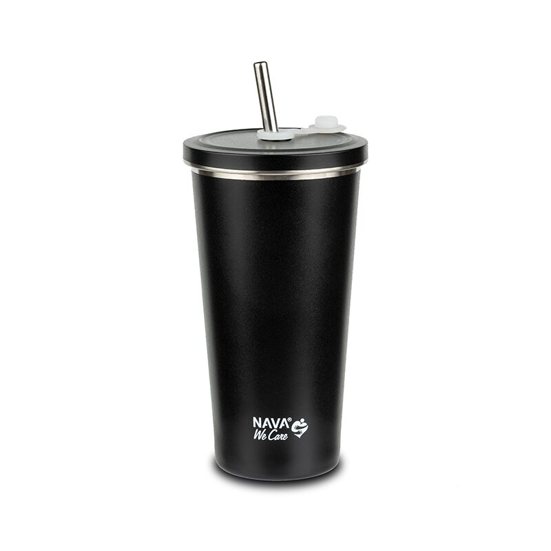 🌿 Taza térmica &quot;We Care&quot; 520ml – Sostenible, segura y sin derrames 🥤❄️